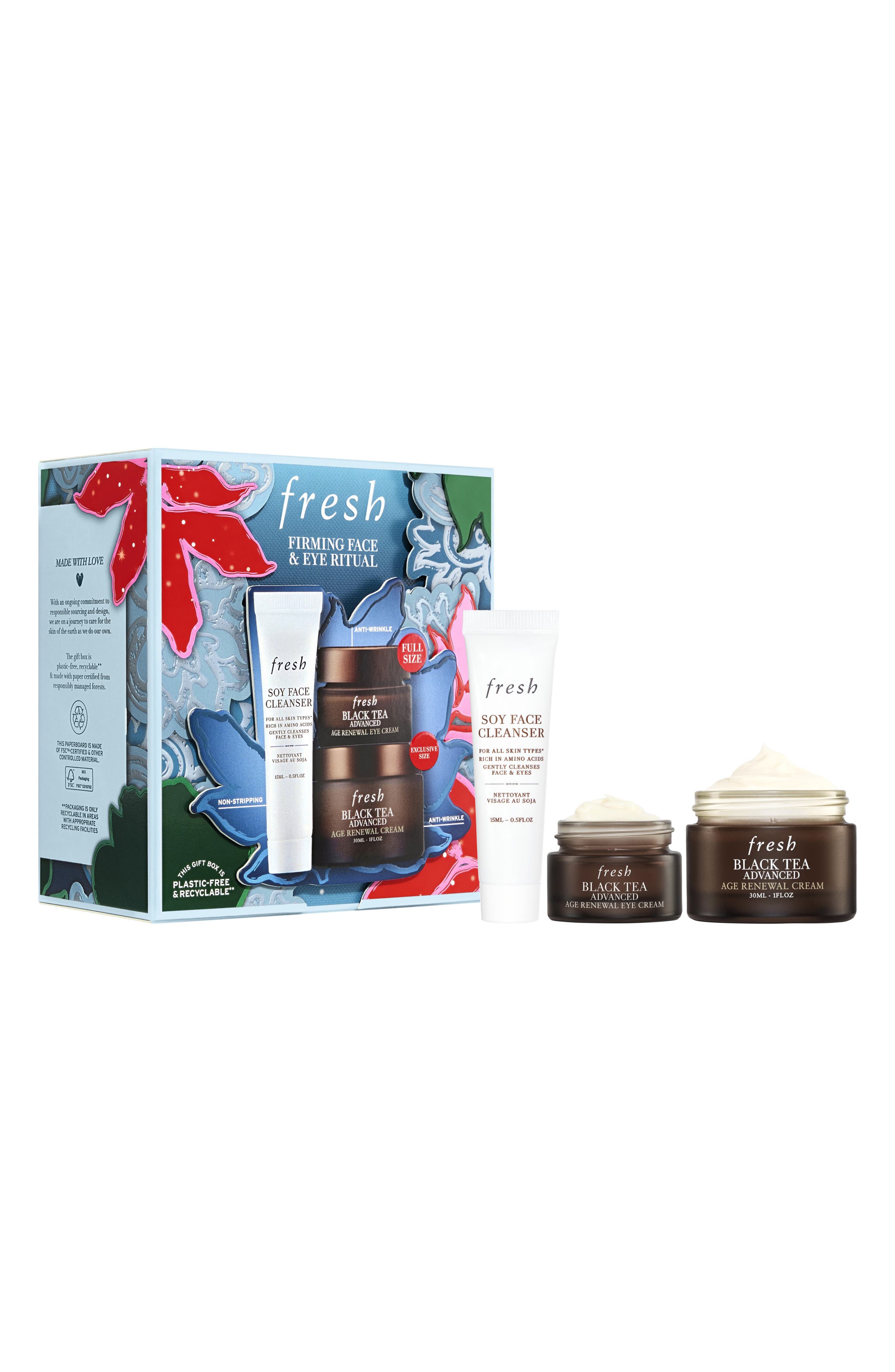 Fresh® Firming Face & Eye Ritual Skincare Set $134 Value 