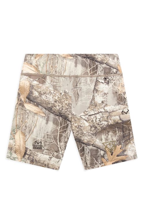 Guess X Realtree Camo Bike Shorts In Go Realtree Washed Edge