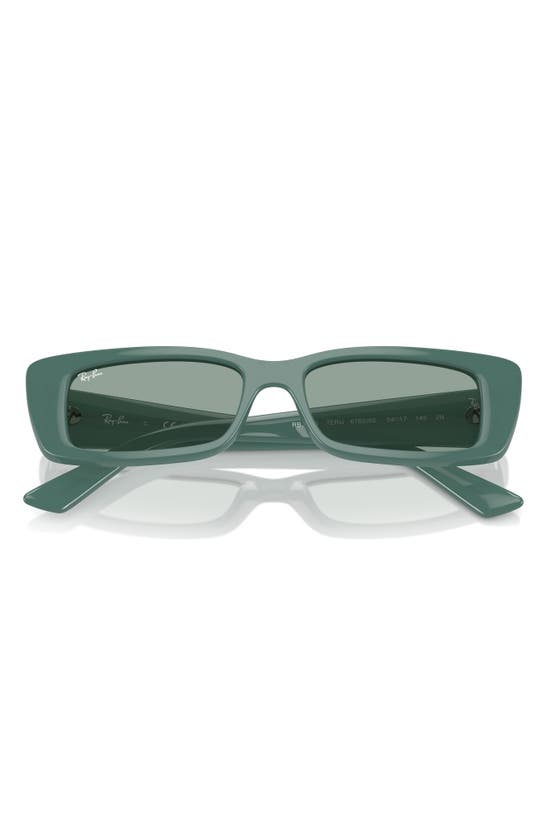 Shop Ray Ban Ray-ban Teru 54mm Rectangle Sunglasses In Dark Green