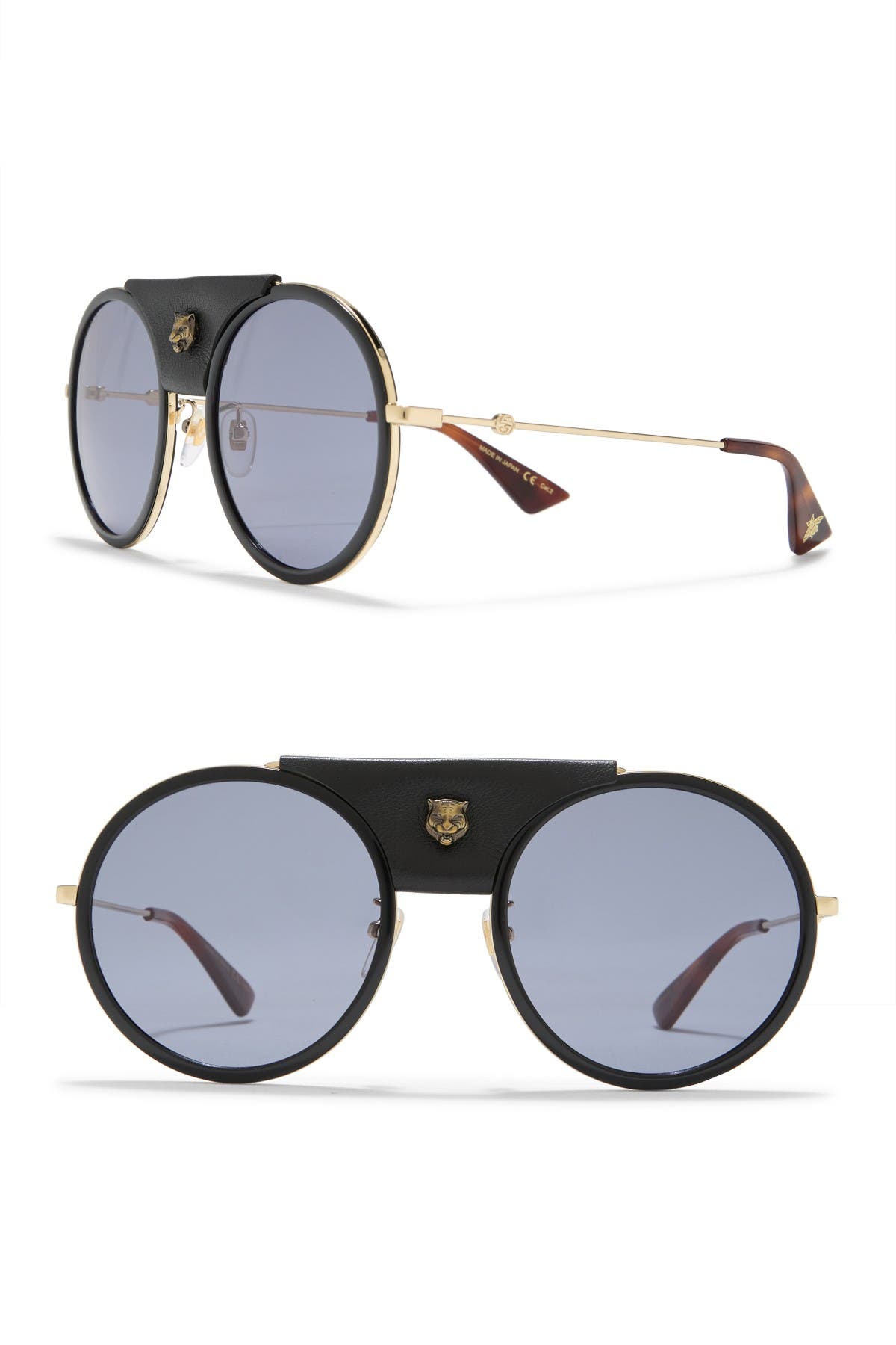 gucci round aviator sunglasses