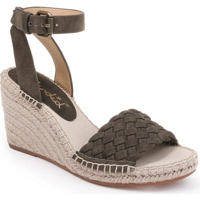 Splendid Tasman Woven Espadrille Sandal- Green