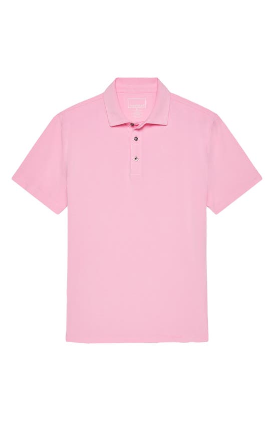 Shop Hypernatural Pinehurst Classic Fit Cotton Blend Golf Polo In Hibiscus