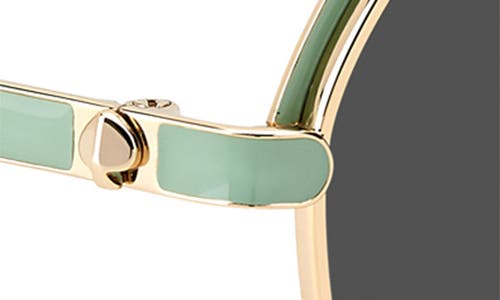 Kate Spade Octavia 59mm Gradient Round Sunglasses In Gold Green/gray Green