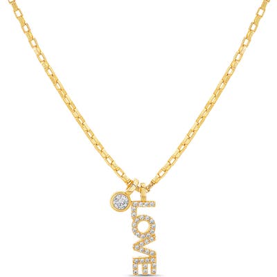 Lesa Michele Love Pendant Necklace