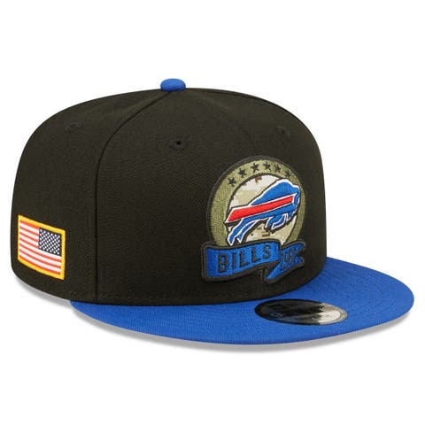 Men's New Era Gray/Royal Buffalo Bills 2022 Sideline 9FIFTY Historic Snapback Hat