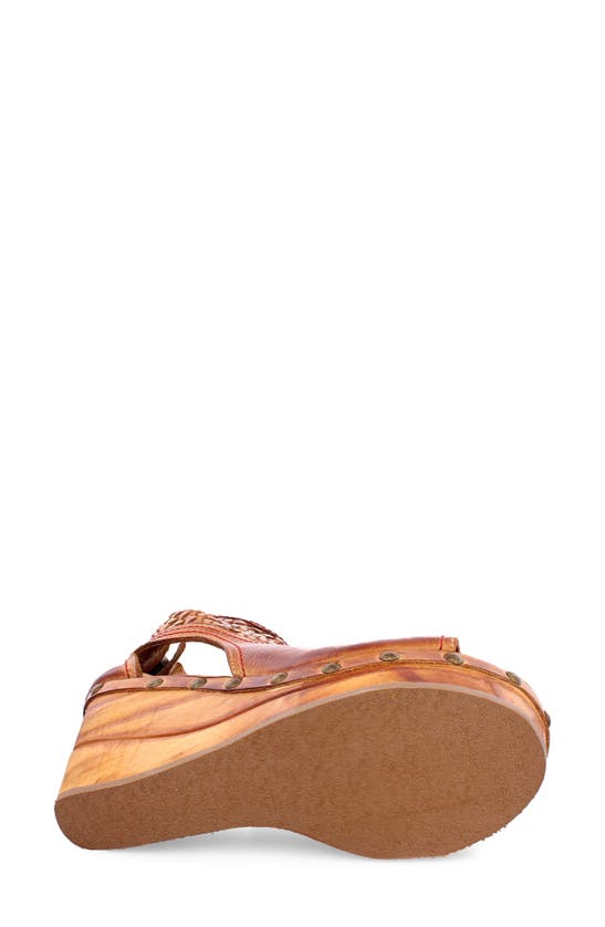 Bed Stu Odette Platform Wedge Sandal In Pecan Dd