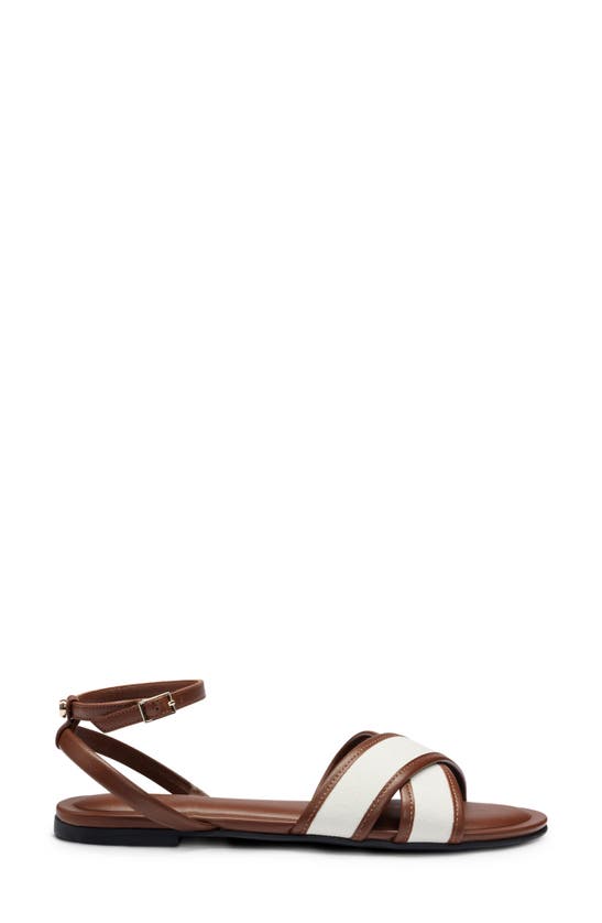 Shop Hugo Boss Millie Sandal In Rust