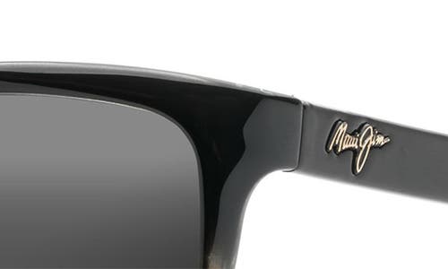 Maui Jim Mj0744s Cat-eye Sunglasses In Black/tortoise