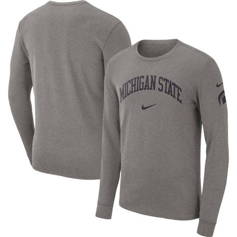 Men's Nike Royal Air Force Falcons Team Lockup 2-Hit Long Sleeve T