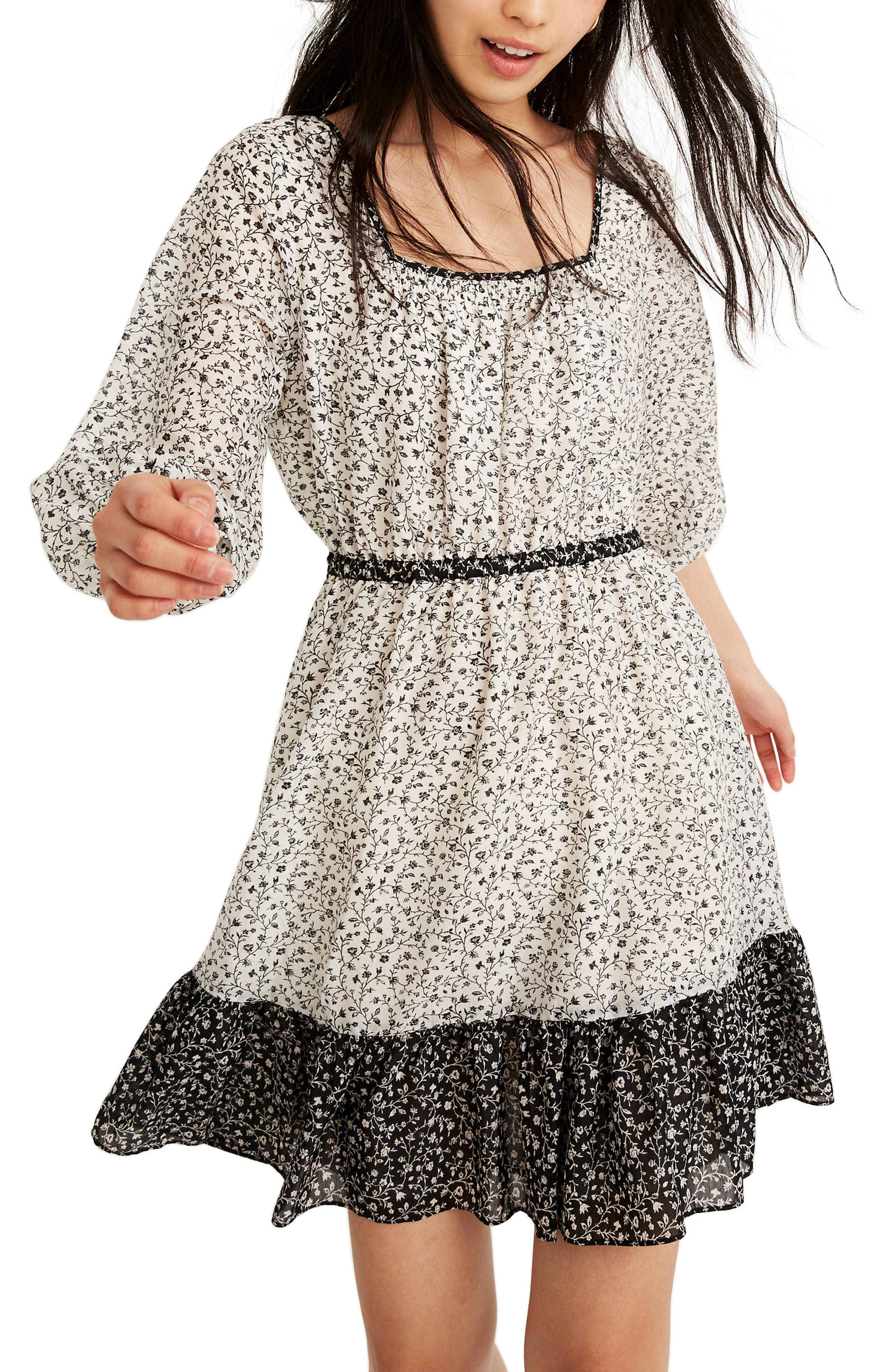 toile pattern dress