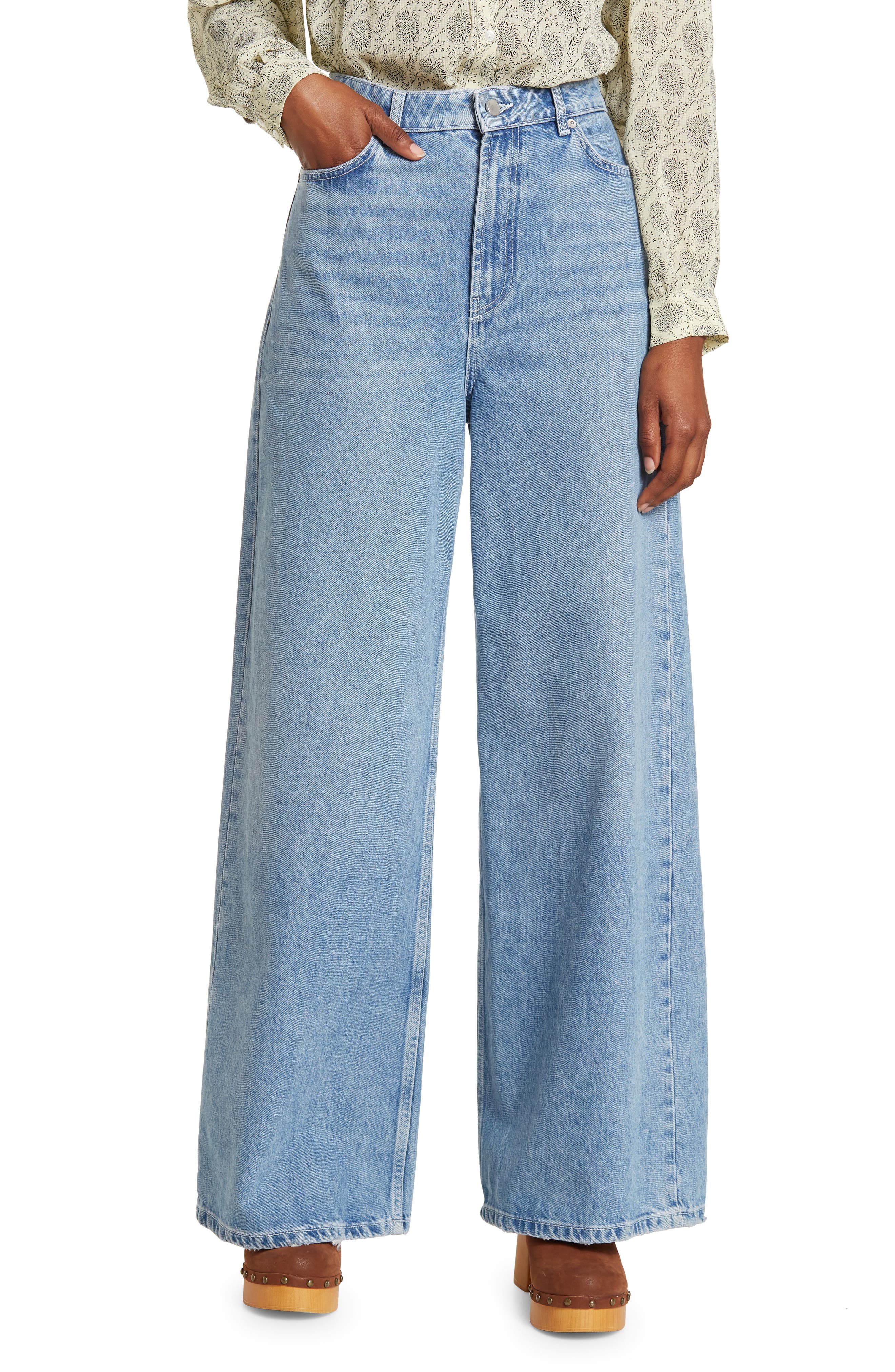 ba\u0026sh Soul High Waist Wide Leg Jeans 