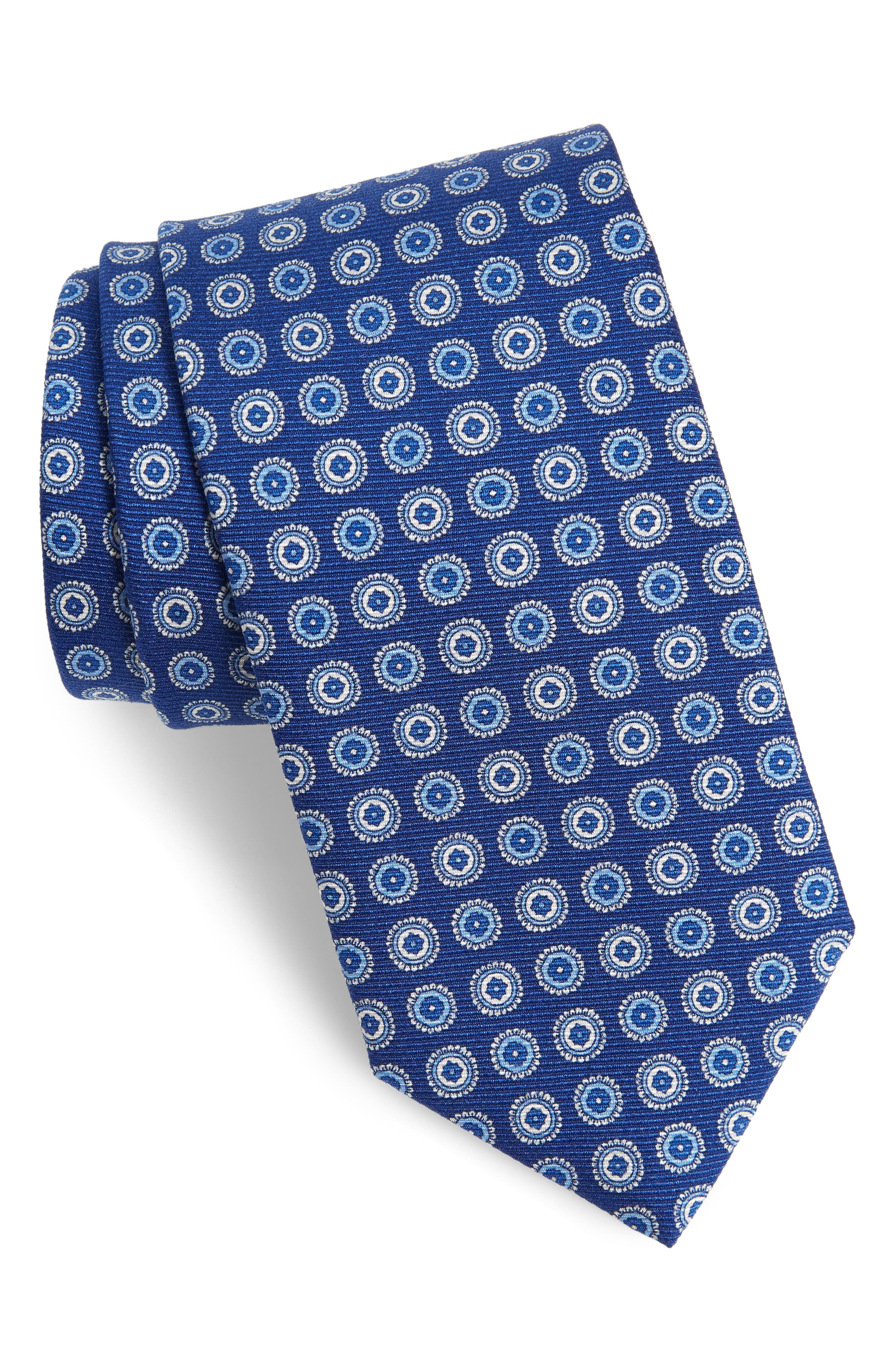 David Donahue Medallion Silk Tie Nordstrom