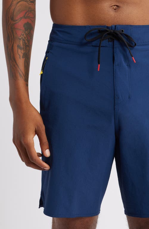 Shop Florence F1 Burgee Cordura® Water Repllent Board Shorts In Dark Navy