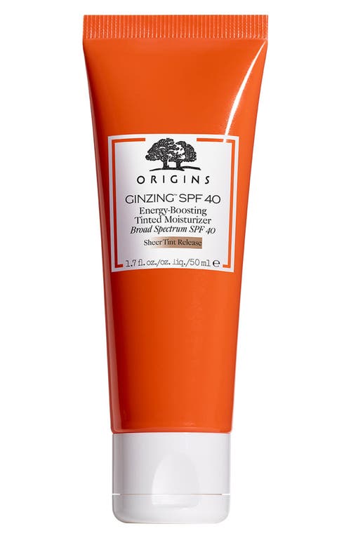 Origins GinZing SPF 40 Energy-Boosting Tinted Moisturizer at Nordstrom