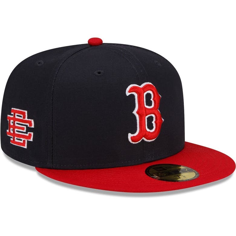 New Era X Eric Emanuel New Era Navy/red Boston Red Sox Eric Emanuel
