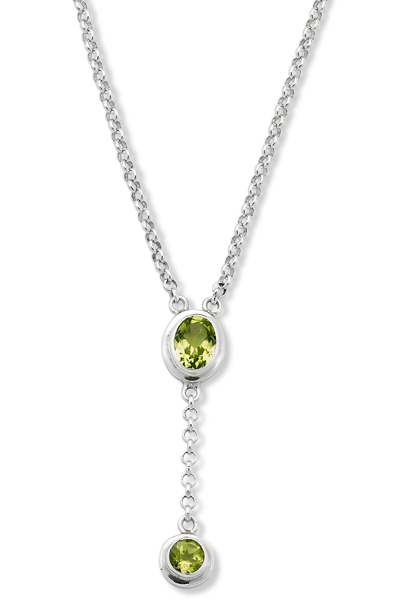 peridot necklace h samuel