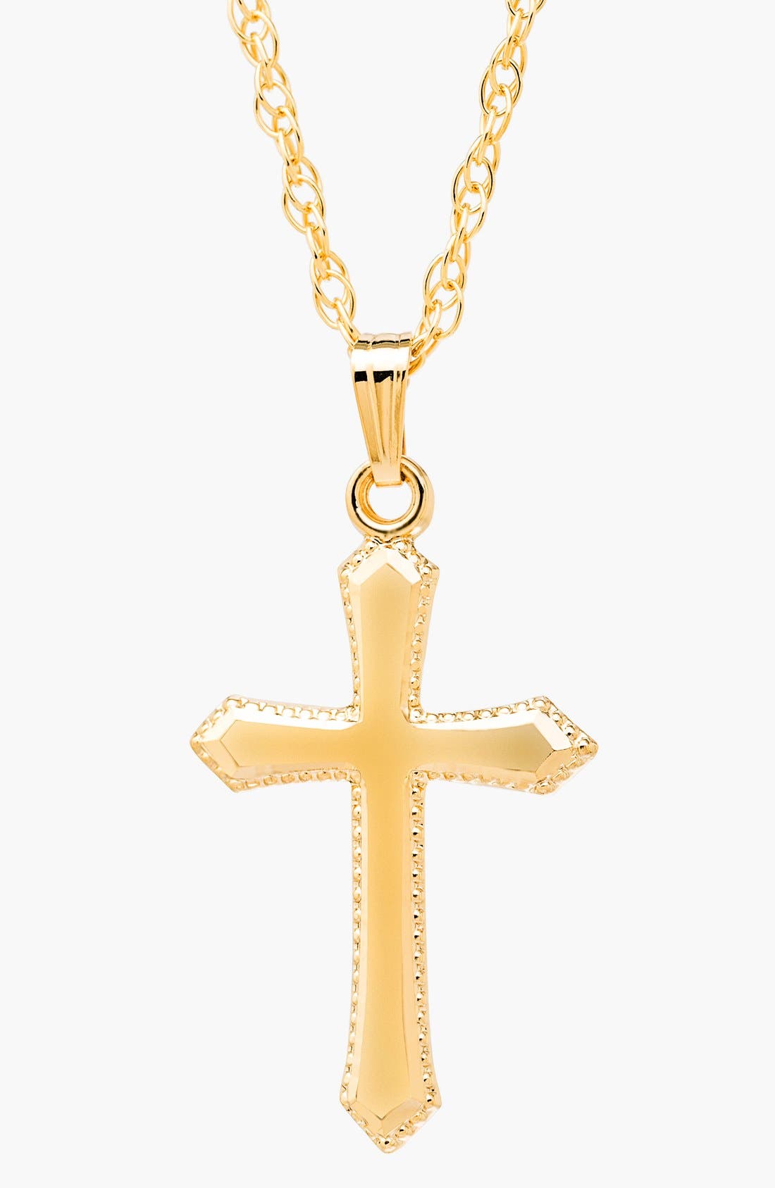 14k Gold Cross Necklace Nordstrom