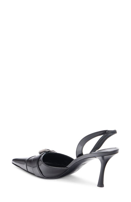 Shop Givenchy Voyou Pointed Toe Slingback Pump In Black