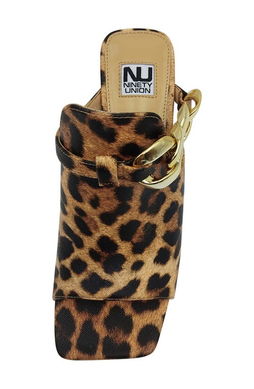 Ninety Union Ryder Open Toe Pump In Leopard