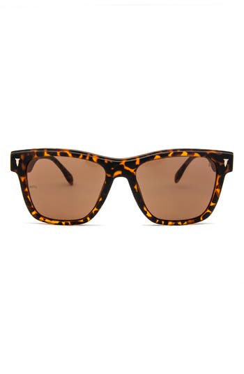 Mita Sustainable Eyewear The Wave 50mm Square Sunglasses In Brown