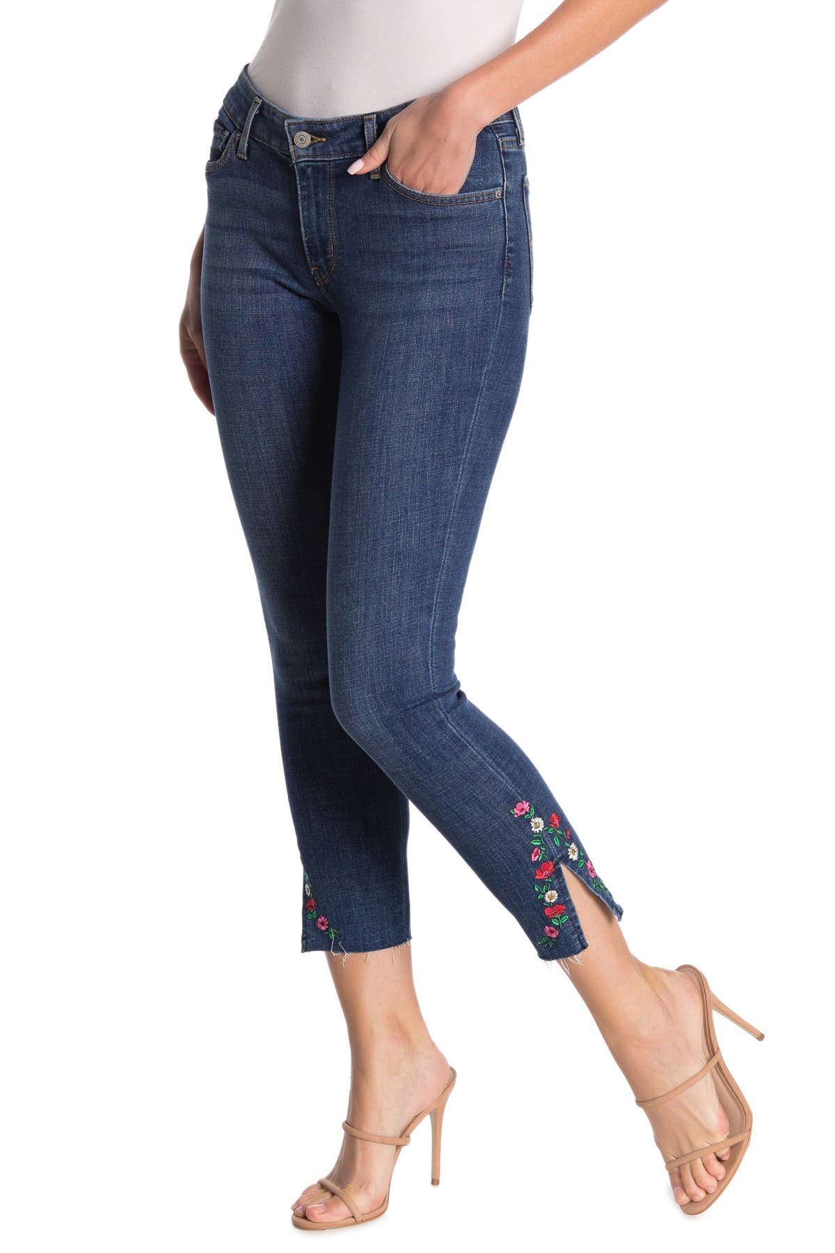 levi's floral jeans