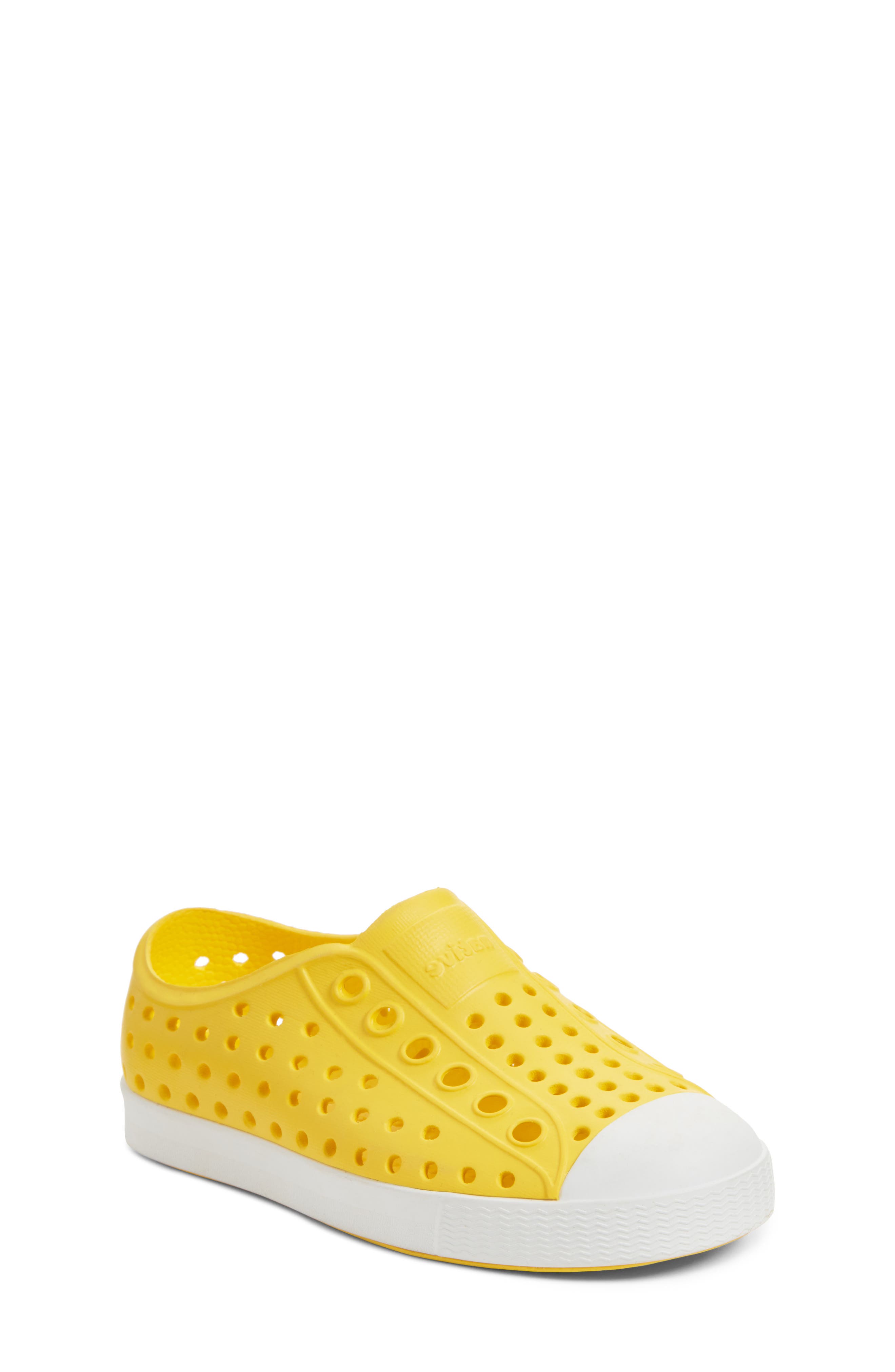 Toddler Native Shoes Jefferson Water Friendly Slip-On Vegan Sneaker, Size 9 M - Yellow