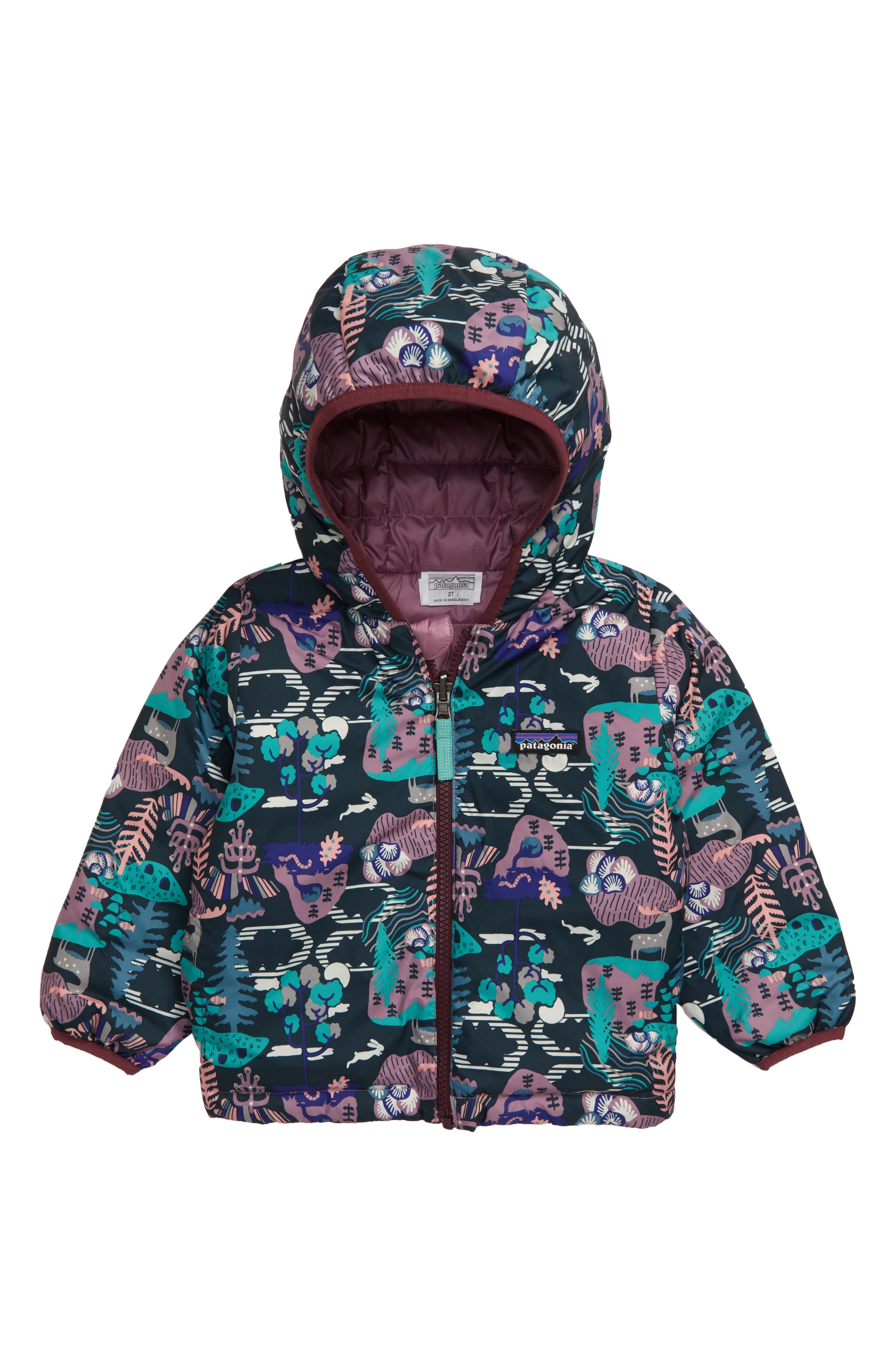 patagonia toddler reversible down sweater hoody