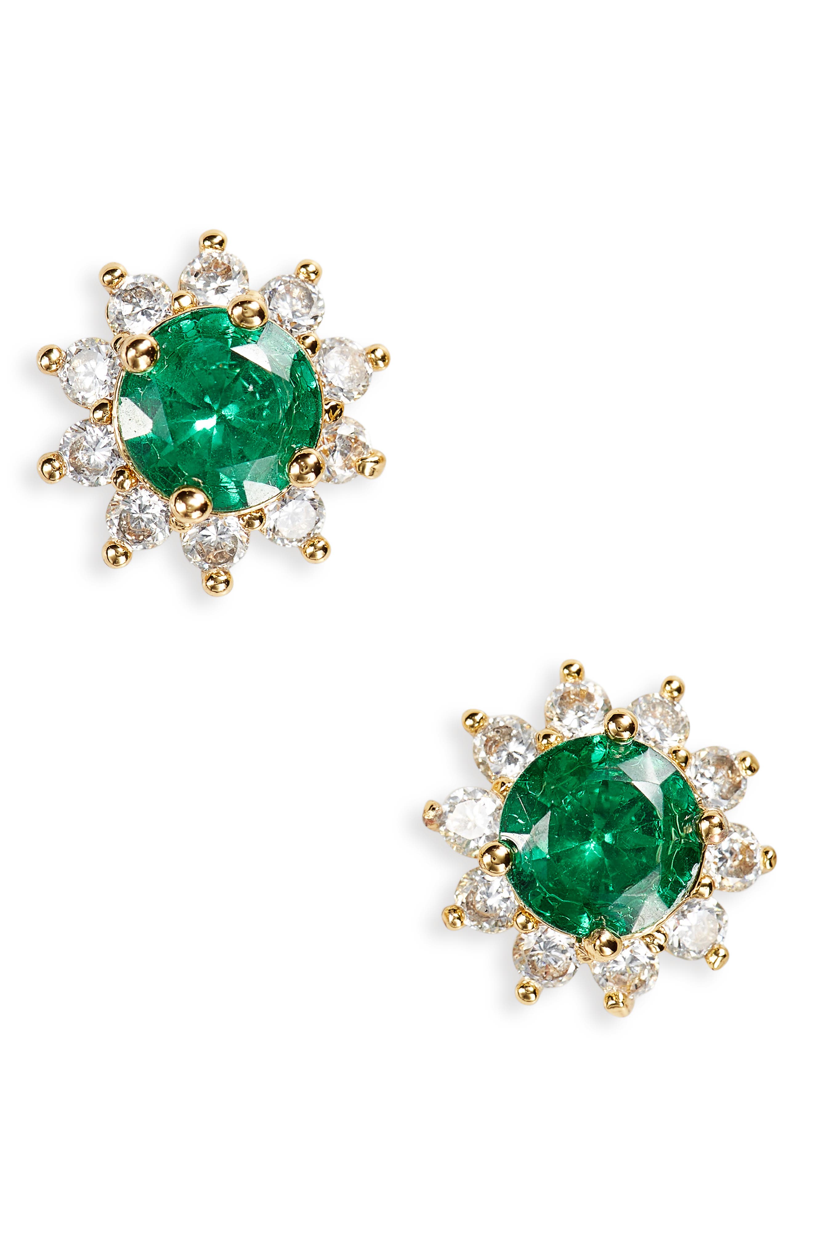 Green & Beige Royal Dangle Earrings