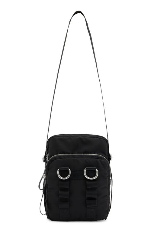 AllSaints Steppe Recycled Polyester Crossbody Bag in Black at Nordstrom