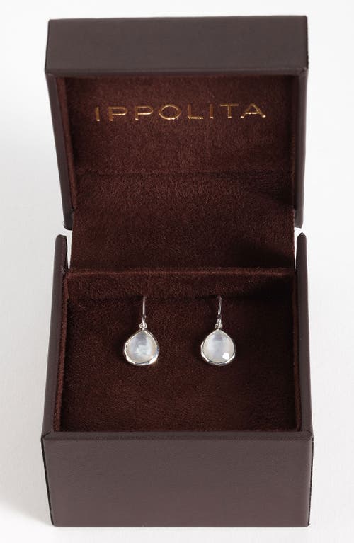 Ippolita Rock Candy® Teeny Teardrop Earrings In Silver/mother Of Pearl