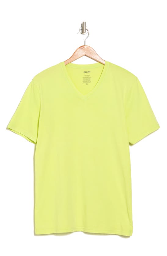 Abound Short Sleeve V-neck Tee In Green Lush