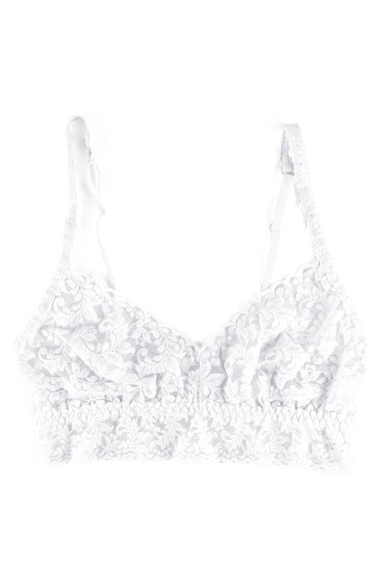 Hanky Panky Retro Longline Bralette In White