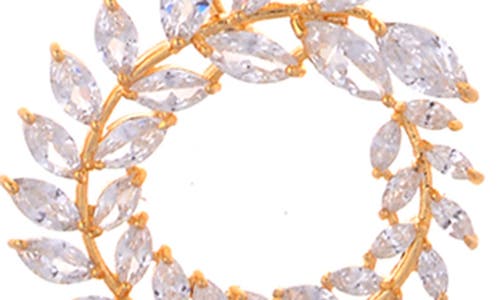 Shop Zaxie By Stefanie Taylor Cubic Zirconia Pendant Necklace In Gold