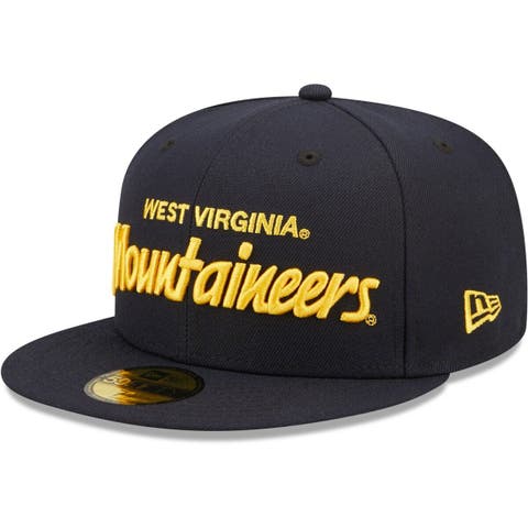 Men's Columbia Navy West Virginia Mountaineers PFG Hooks Flex Hat