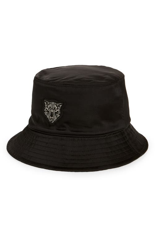LITA by Ciara Satin Bucket Hat in Black