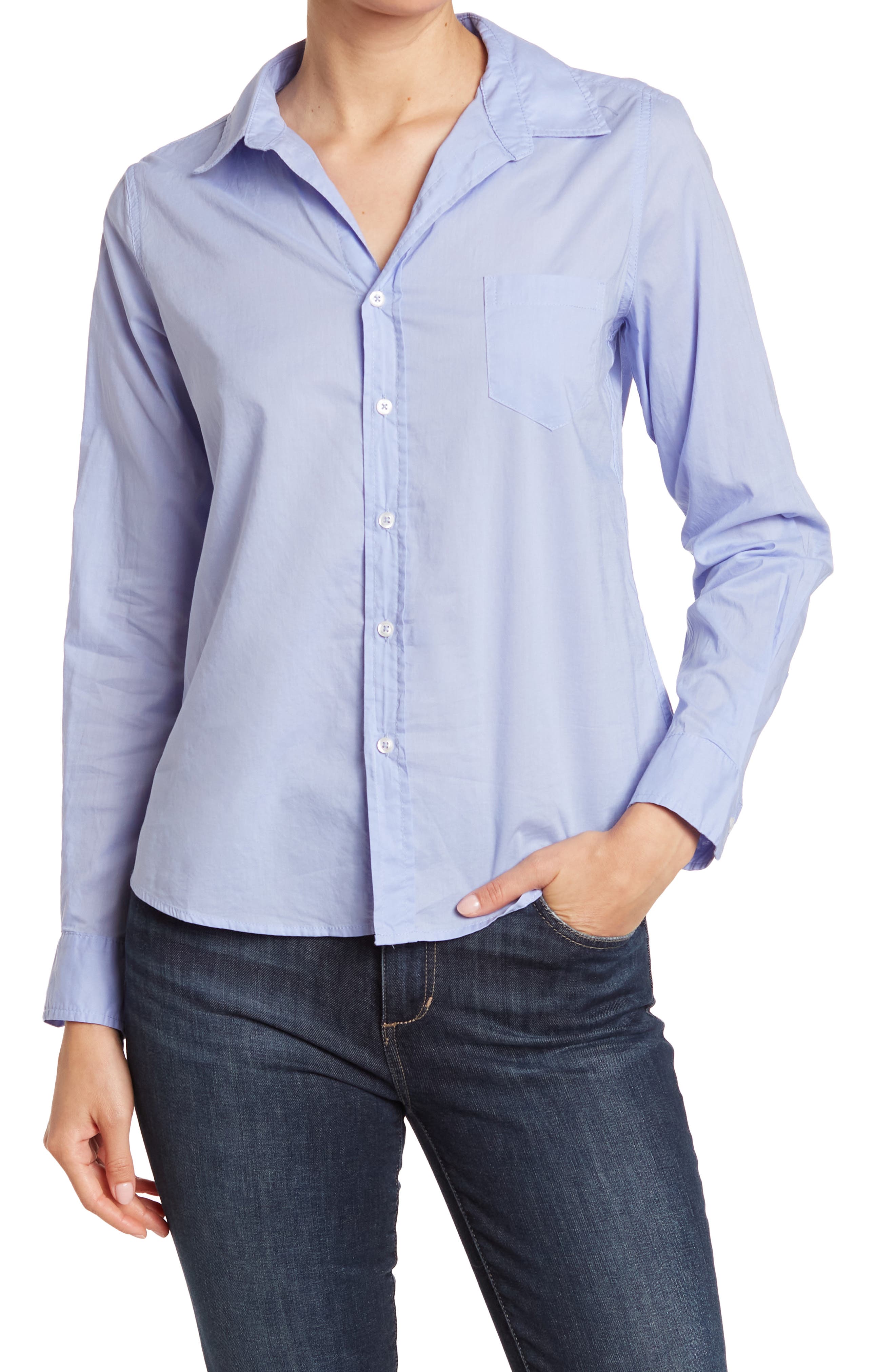 long sleeve top with buttons