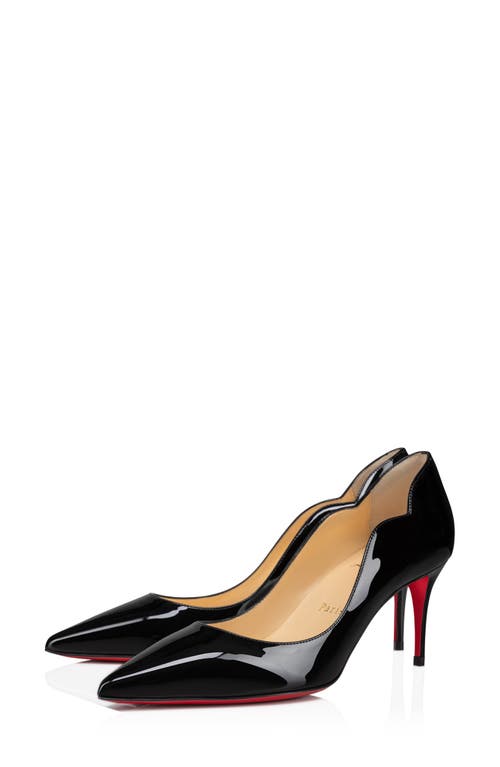 CHRISTIAN LOUBOUTIN CHRISTIAN LOUBOUTIN HOT CHICK SCALLOP PATENT LEATHER PUMP 