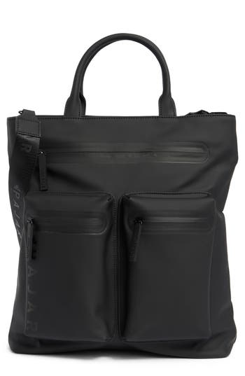 Pajar Rubberized Tote Bag In Black