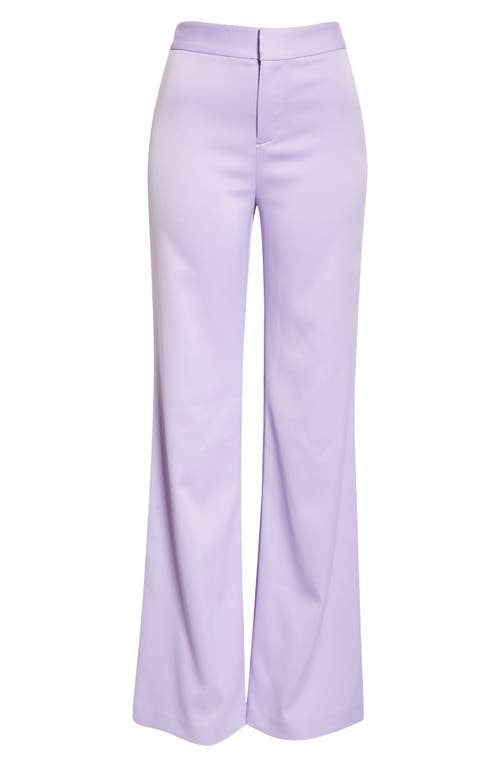 Alice + Olivia Deanna Slim Fit High Waist Bootcut Pants in Solstice