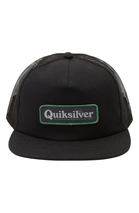 Quiksilver Pursey 2 Snapback Cap In Black
