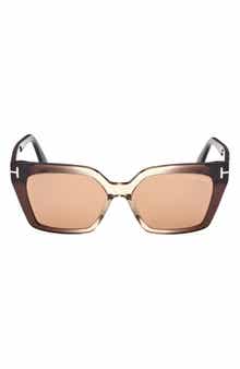 TOM FORD Sabrina 58mm Square Sunglasses | Nordstrom