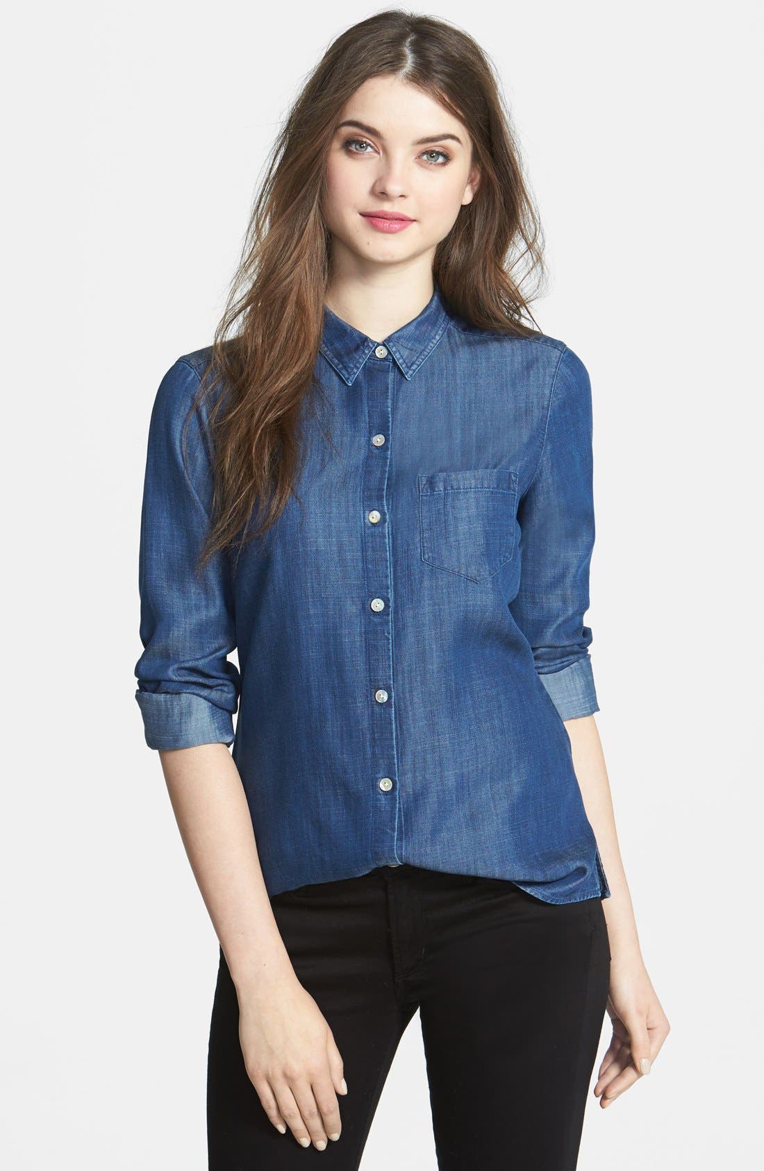 foxcroft denim shirt