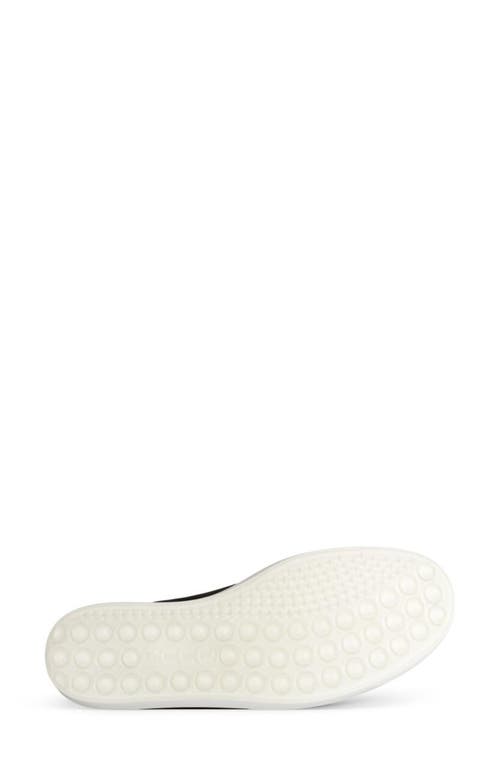 Ecco Soft 7 Sneaker In Black/rose Dust