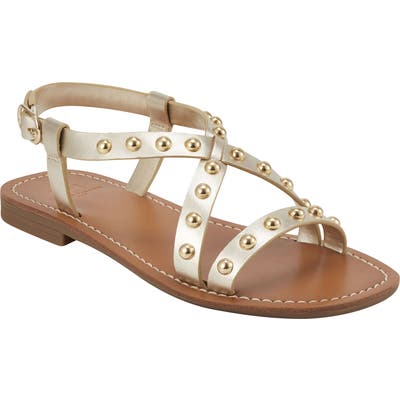 Marc Fisher Ltd Fianna Sandal- Metallic