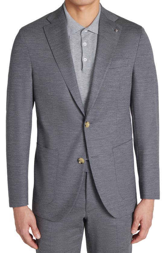 Jack Victor Hartford Soft Constructed Wool Blend Suit In Grey