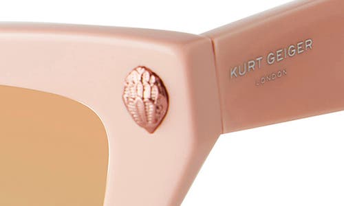 Kurt Geiger London Kgl1006 Cat Eye Sunglasses In Pink