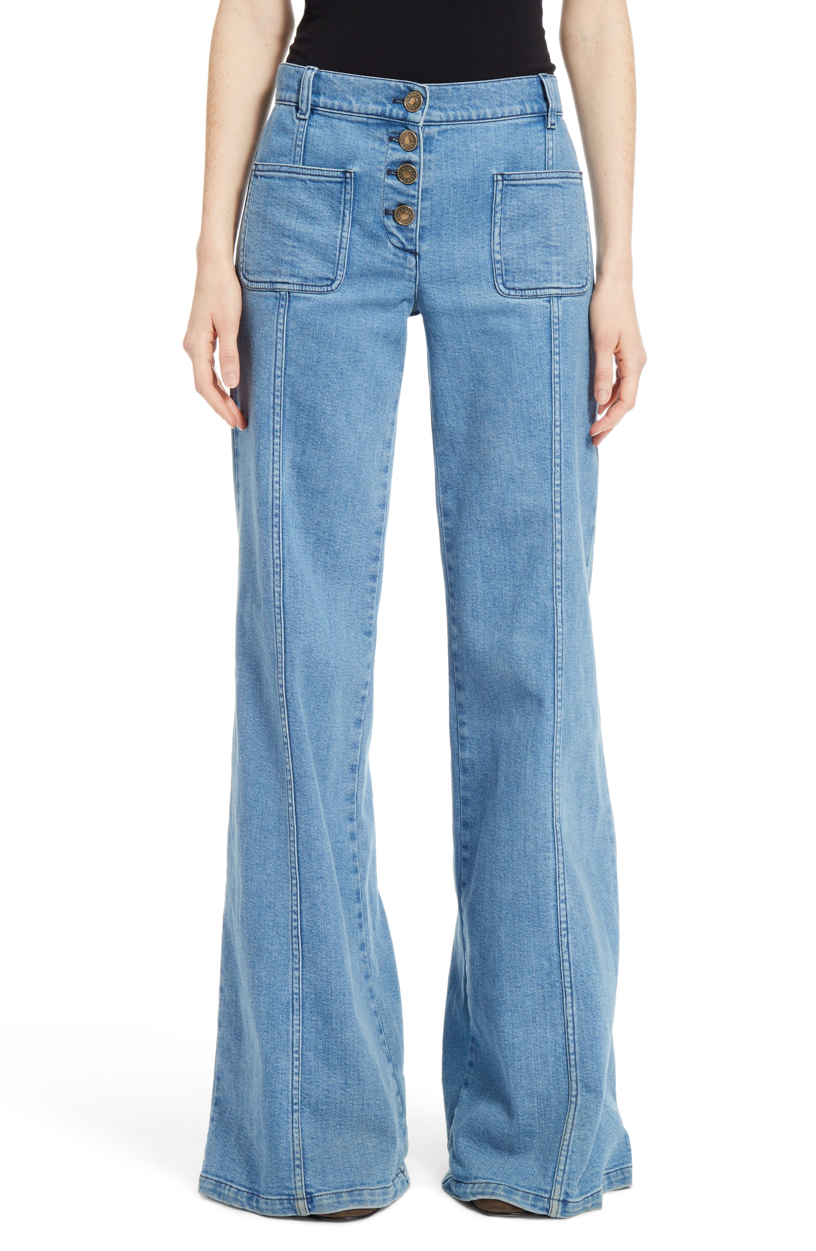 chloe flare jeans