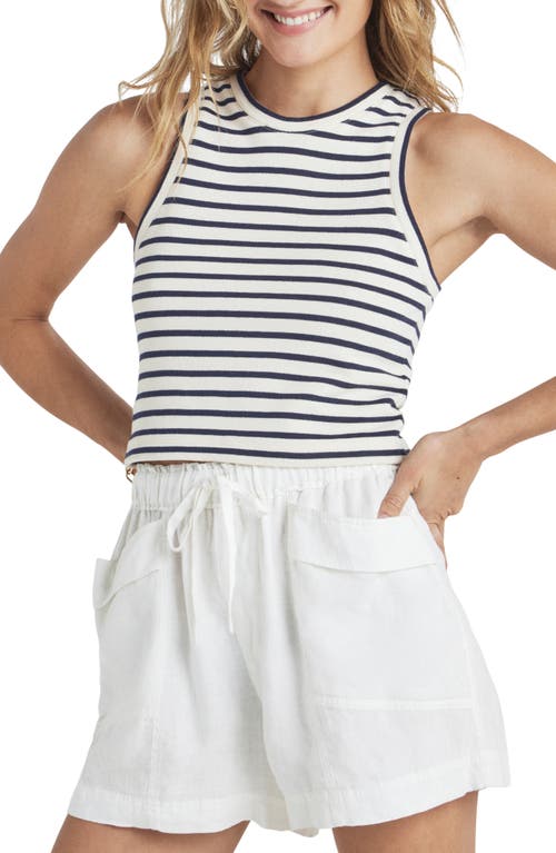 Splendid Whitney Stripe Tank in Navy/White at Nordstrom, Size Large