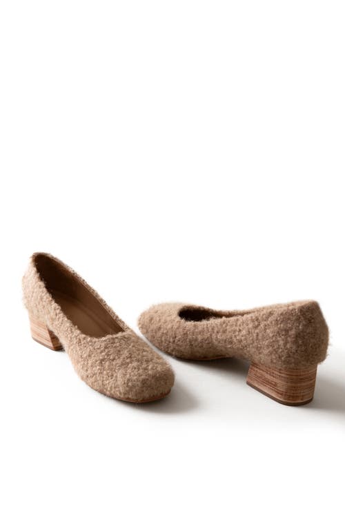 Shop Huma Blanco Luisa Pump In Oatmeal Alpaca