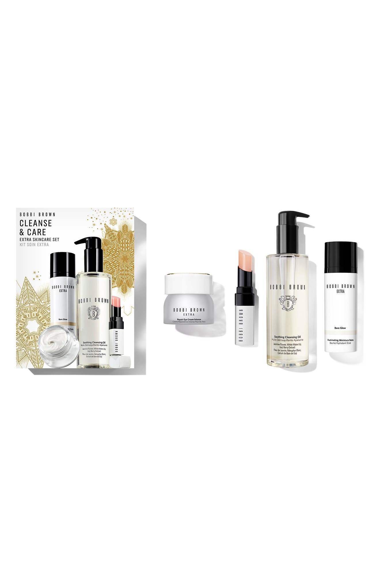 Bobbi Brown Full Size Cleanse & Care Extra Skin Care Set USD $233 Value at Nordstrom